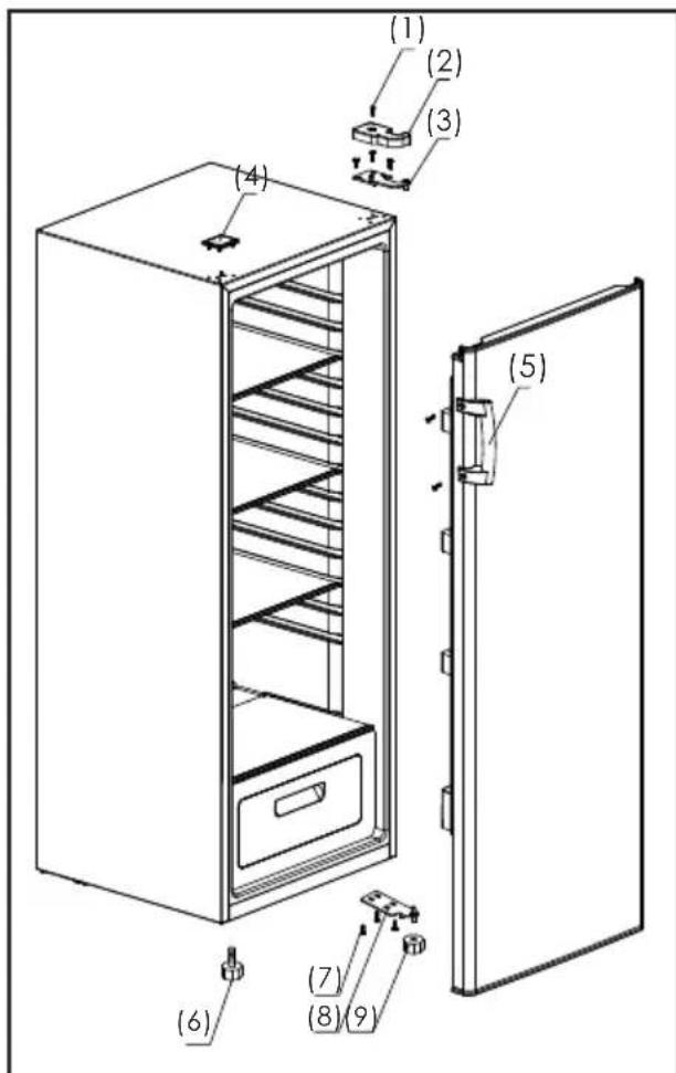 AYA AFM2205EW - DOOR REVERSE - 1