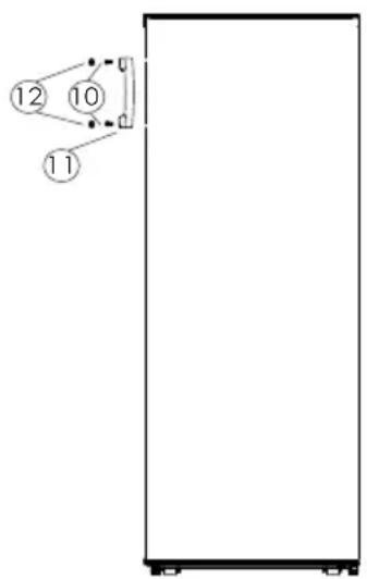 AYA AFM2205EW - Installing the handles - 2