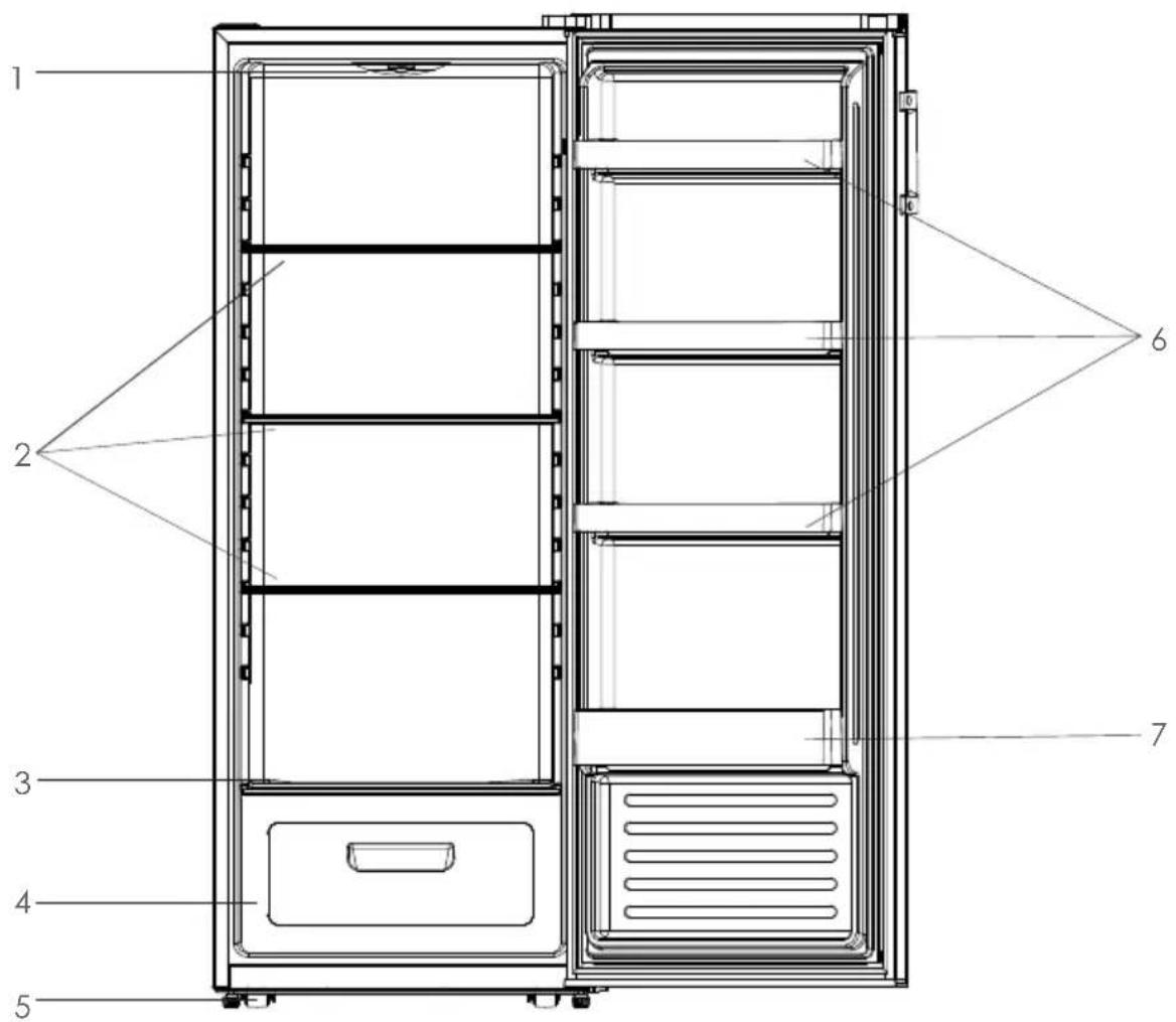 AYA AFM2205EW - STRUCTURE ILLUSTRATION - 1
