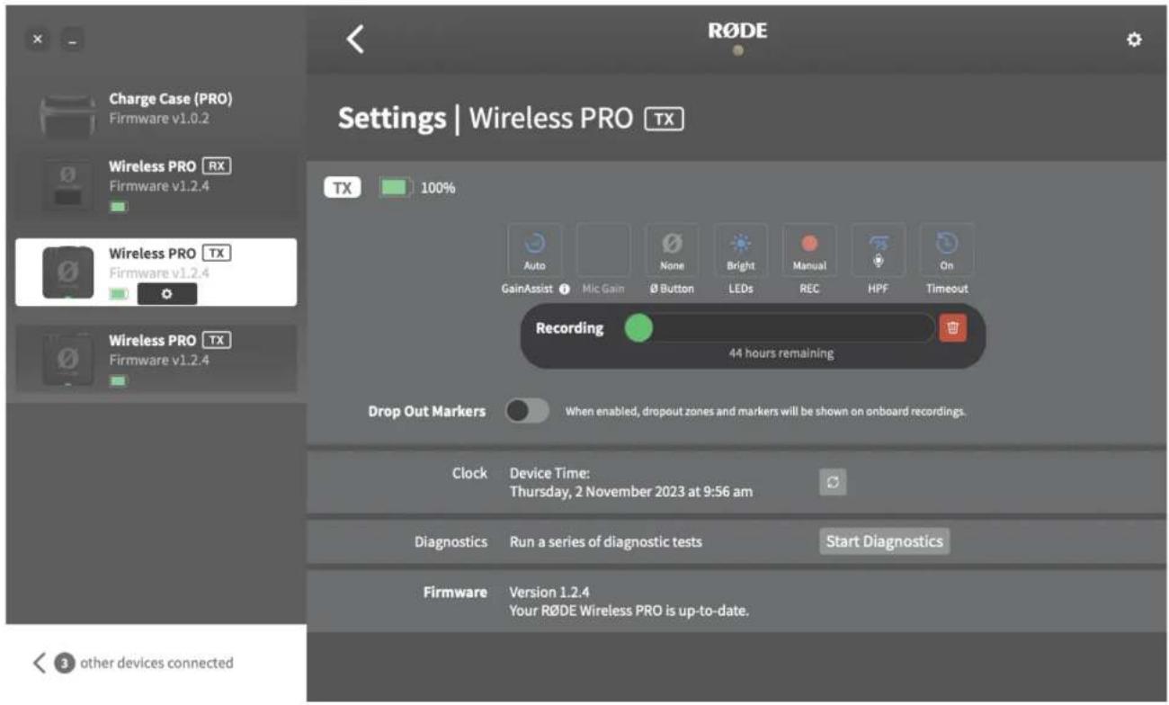 Røde Wireless PRO - Batch Export and Export Selection - 2