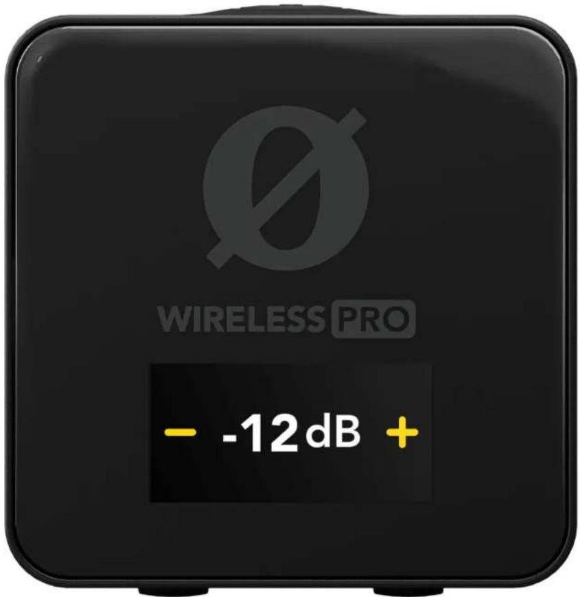 Røde Wireless PRO - Understanding and Navigating the Display - 1