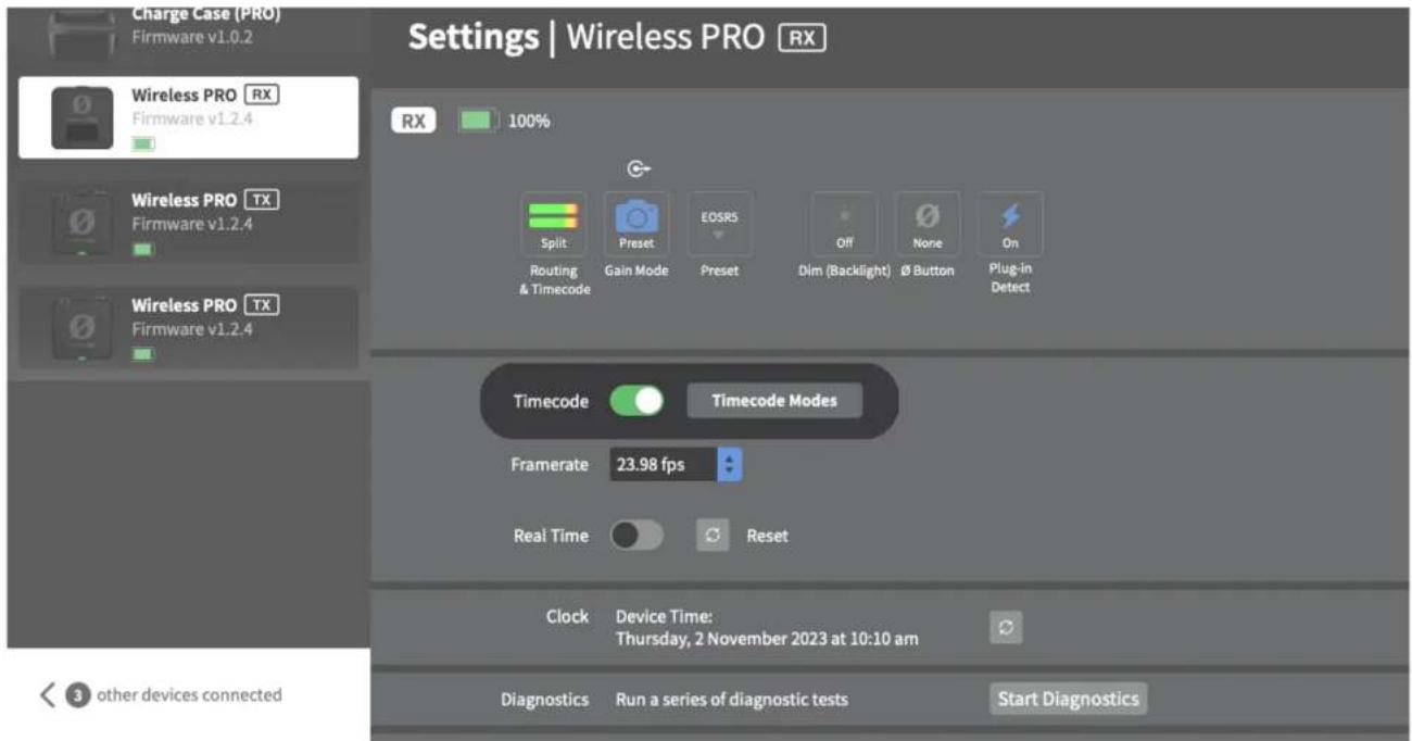 Røde Wireless PRO - Enabling Timecode - 1