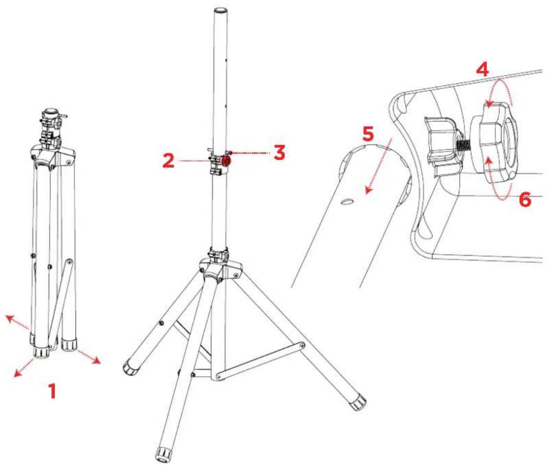 ION Total PA Ultimate - Speaker Stand Installation - 1