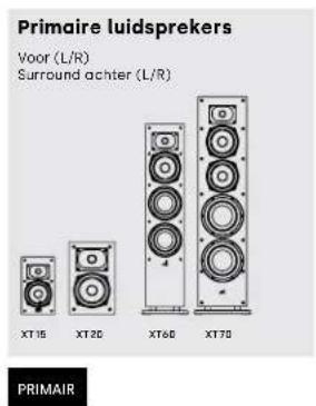 DENON Monitor XT35 - Luisteren in 5.1 surround - 2