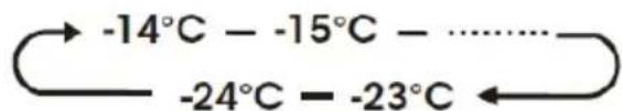 HISENSE RB3B280SAWE - Temperatura Vano Freezer - 1