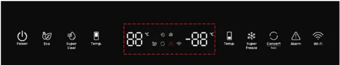 HISENSE RB3B280SAWE - Controles de la Pantalla - 1