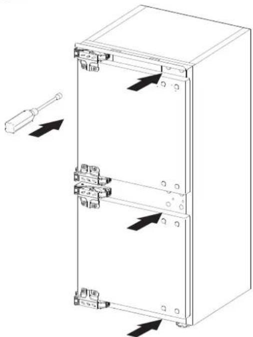 HISENSE RB3B280SAWE - Reverse the door - 4