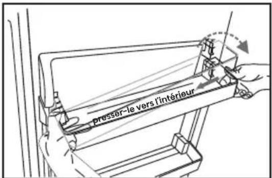 presser-le vers l'intérieur