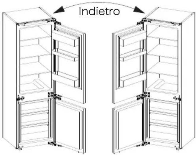HISENSE RB3B280SAWE - Invertire la porta - 1