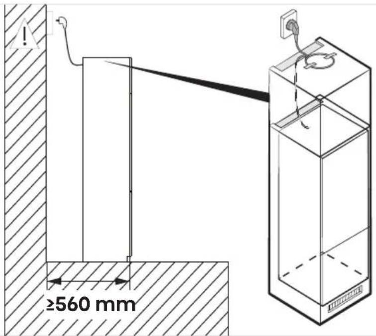 ≥560 mm