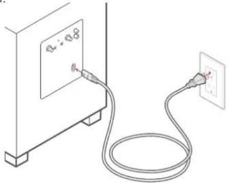 DENON Monitor XT10 - Enchufe el cable de alimentación - 1