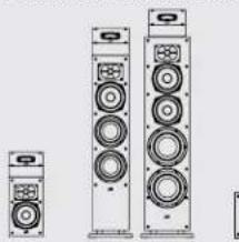 DENON Monitor XT70 - Option de hauteur empilable - 21