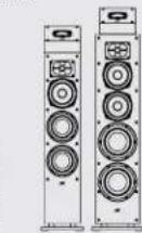 DENON Monitor XT70 - Option stapelbare Höhe - 2
