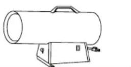 Master MH-150NGT-GFA-A - A VERTISSEMENT RISQUE D'INCENDIE! NE JAMAIS POSITIONNER LA CHAUFFERETTE INCLINEE VERS LE BAS. TOUJOURS PLACER LA CHAUFFERETTE SUR UNE SURFACE PLANE ET STABLE (VOIR LA FIGURE 1) ! - 2