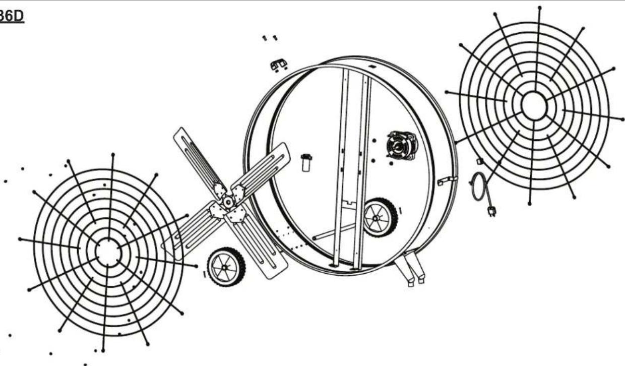 Master MAC-36D - Exploded View - 2