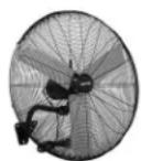 Master MHD-30W - Ventilateur mural 61 cm/76 cm - 1