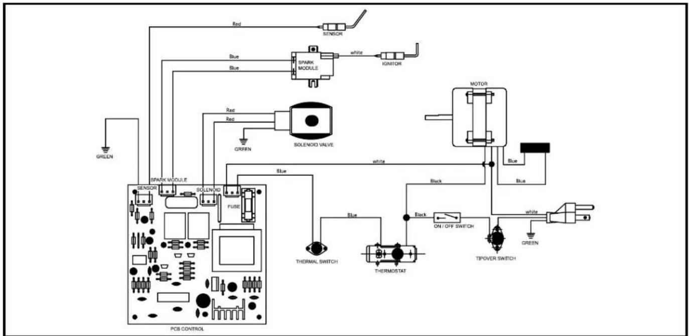 Master MH-375T-GFA - WIRING DIAGRAM - 1