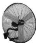 Master MHD-24W - 24"/30" Wall Fan - 1