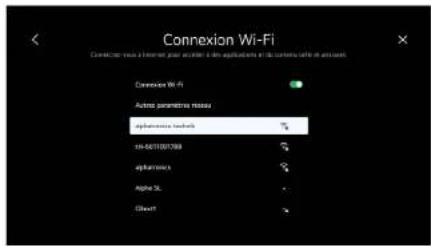 Alphatronics SLA-32W4K - Étape 4 - Connexion WIFI - 1