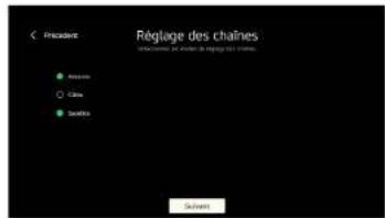 Alphatronics SLA-32W4K - Étape 8 - Réglage des chaînes (satellite, antenne, câble) - 1