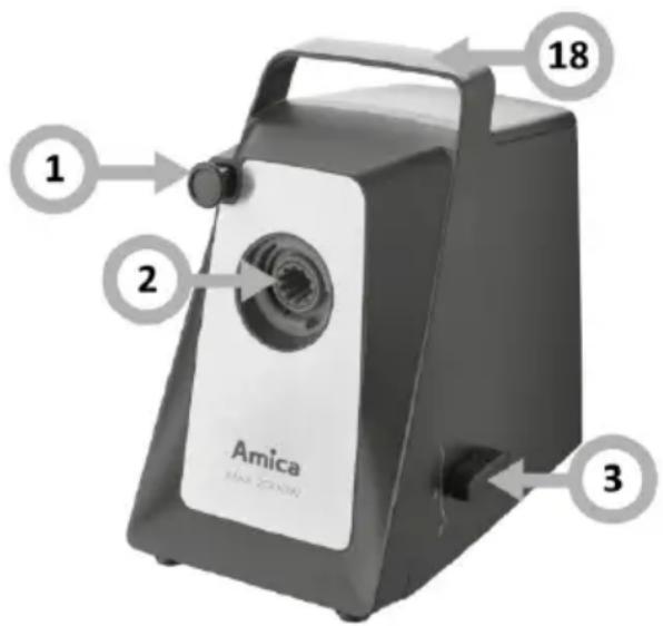 AMICA MM 3012 - ECHIPAREA ŞI CONSTRUCTIA APARATULUI: - 1