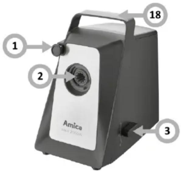 AMICA MM 3012 - FEATURES AND COMPONENTS - 1