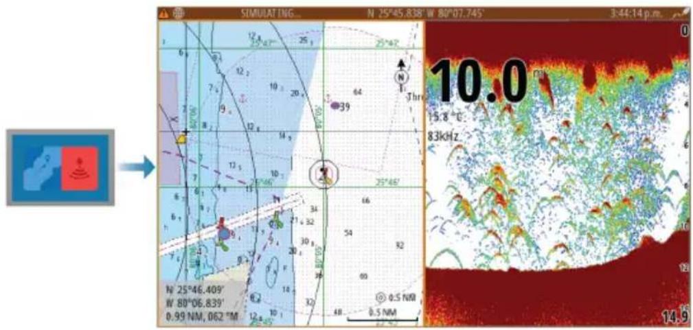 SIMRAD Cruise - Pages partagées prédéfinies - 1