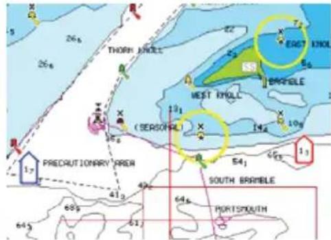 SIMRAD Cruise - Icônes Marées et courants dynamiques Navionics - 3