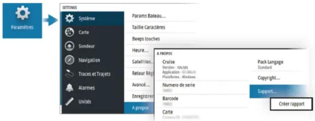 SIMRAD Cruise - Rapport de service - 1