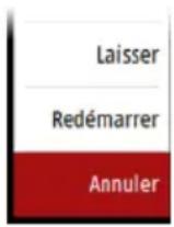 SIMRAD Cruise - Utilisation des options de menu - 2