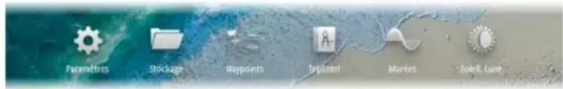 SIMRAD Cruise - Barre d'outils - 1