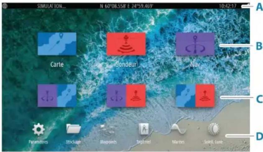 SIMRAD Cruise - Page Accueil - 1