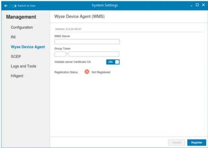 DELL Wyse Management Suite - Enregistrement manuel d'un appareil Linux - 1