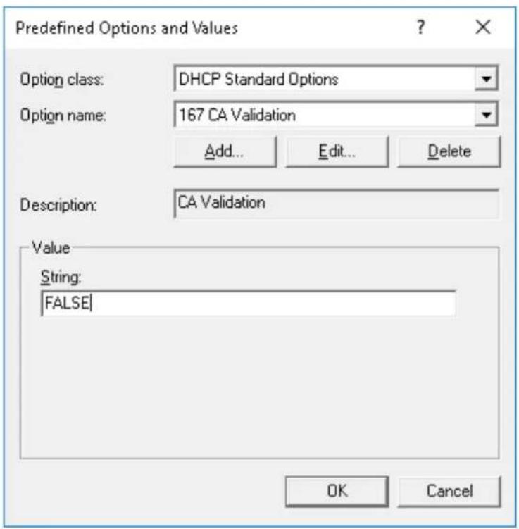 DELL Wyse Management Suite - Configuration des balises d'option DHCP - 3