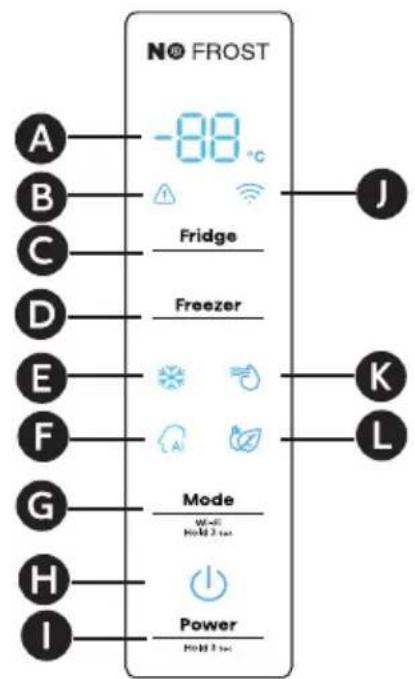 HISENSE RF632N4AFC1 - Panel de control - 1