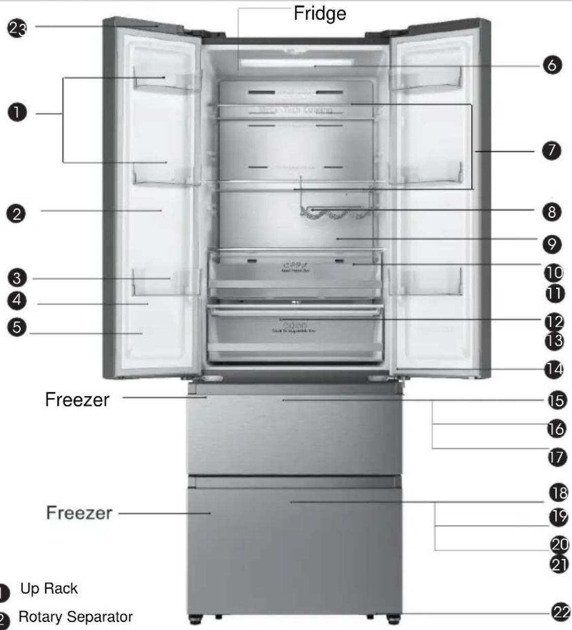 HISENSE RF632N4AFC1 - Description of the appliance - 1