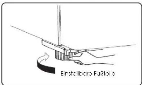 HISENSE RF632N4AFC1 - Nivellierung des Geräts - 2