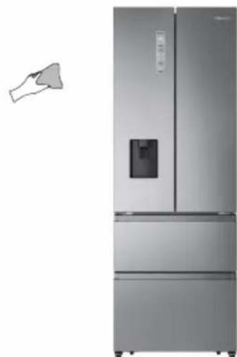 HISENSE RF632N4AFC1 - Behuizing reinigen - 1