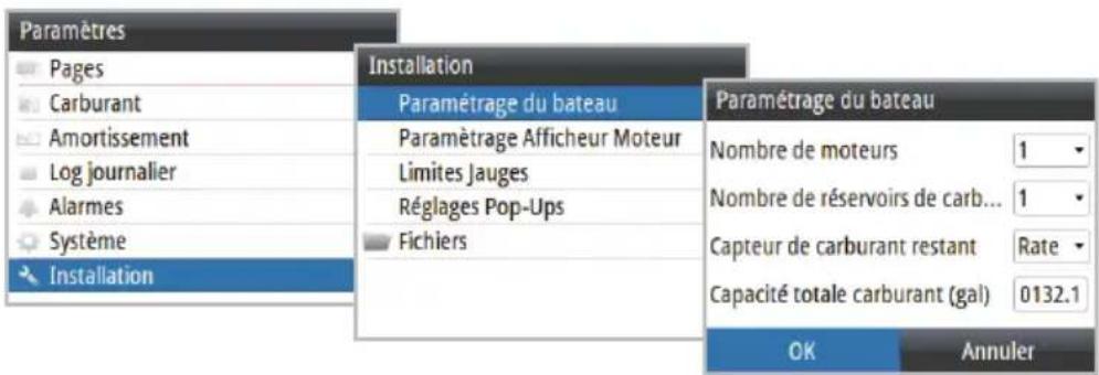 SIMRAD IS35 - Premier approvisionnement en carburant - 1