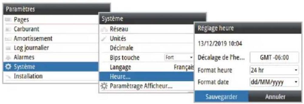 SIMRAD IS35 - Heure - 1