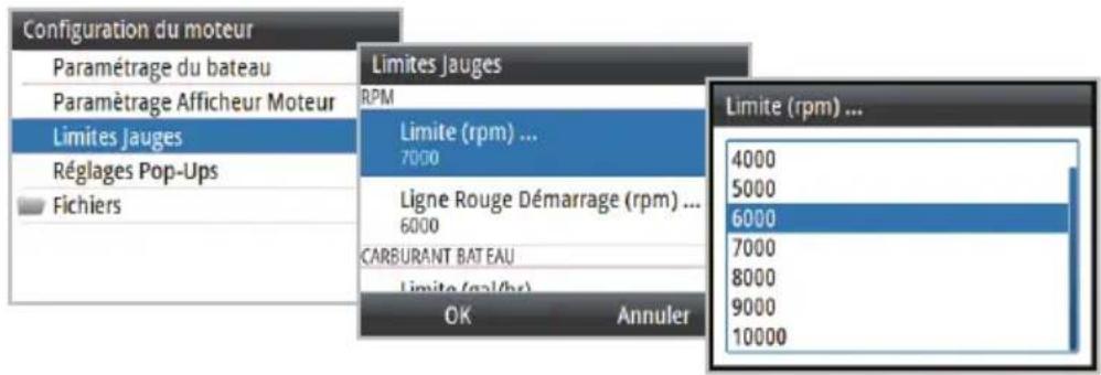 SIMRAD IS35 - Paramétrage Afficheur Moteur - 3