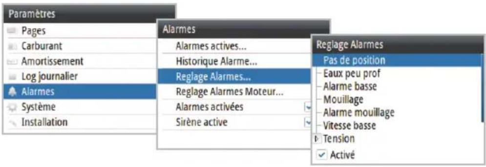 SIMRAD IS35 - Alarmes de système - 1
