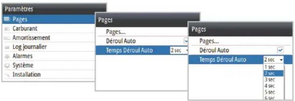 SIMRAD IS35 - Déroul Auto - 2