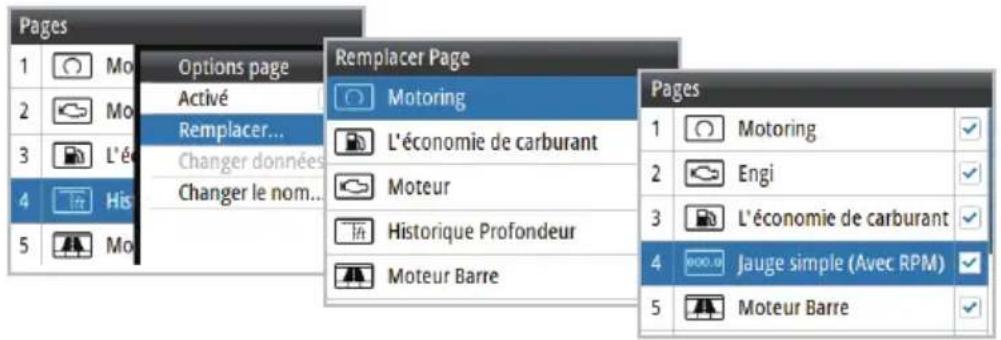 SIMRAD IS35 - Remplacement/ajout d'une page - 2