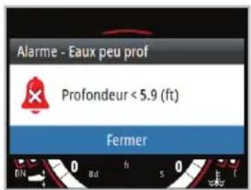 SIMRAD IS35 - Indication d'alarme - 1
