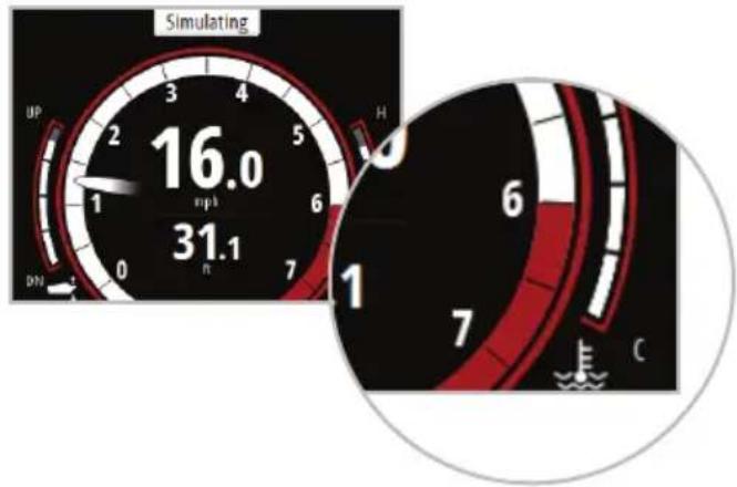 SIMRAD IS35 - Paramétrage Afficheur Moteur - 4