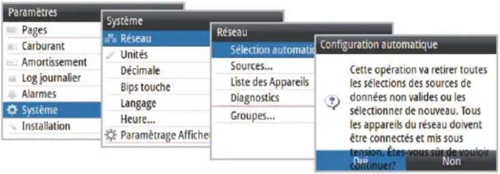 SIMRAD IS35 - Sélection automatique - 1