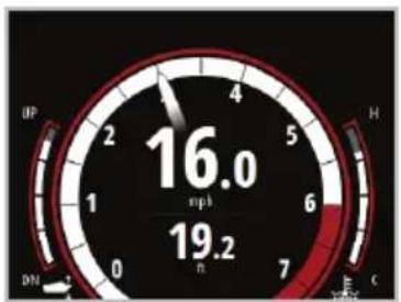SIMRAD IS35 - Via le raccourci vers le paramétrage de l'afficheur - 2