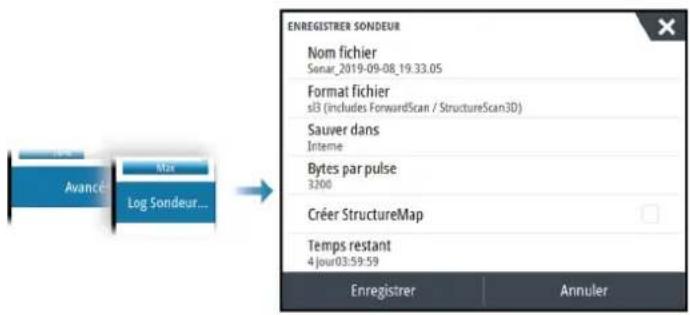 SIMRAD NSO evo3S - Enregistrement des données de sondeur - 1