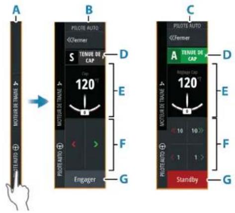 SIMRAD NSO evo3S - Pupitre de commande du pilote automatique - 1
